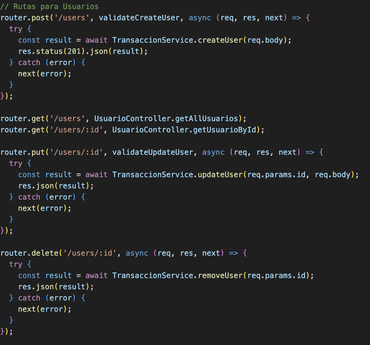 Endpoints de Usuarios