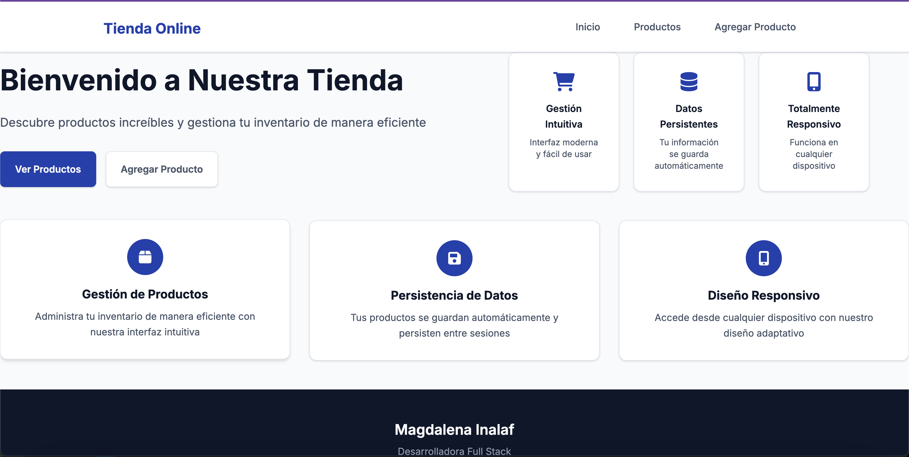 Gestión de Productos